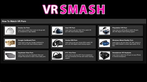 oculus porn|VRSmash: VR Porn Videos